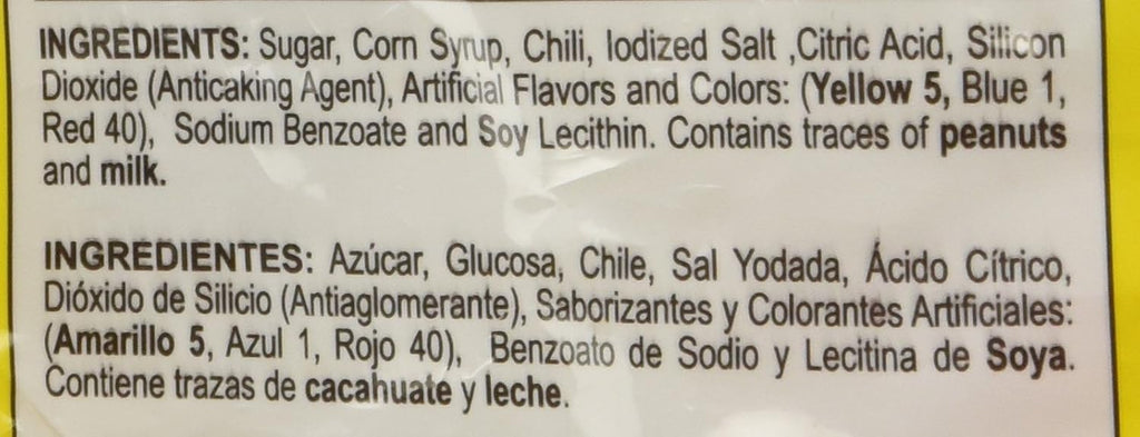 Vero Mango, Chili Covered Mango Flavored Lollipops, 40 Pieces