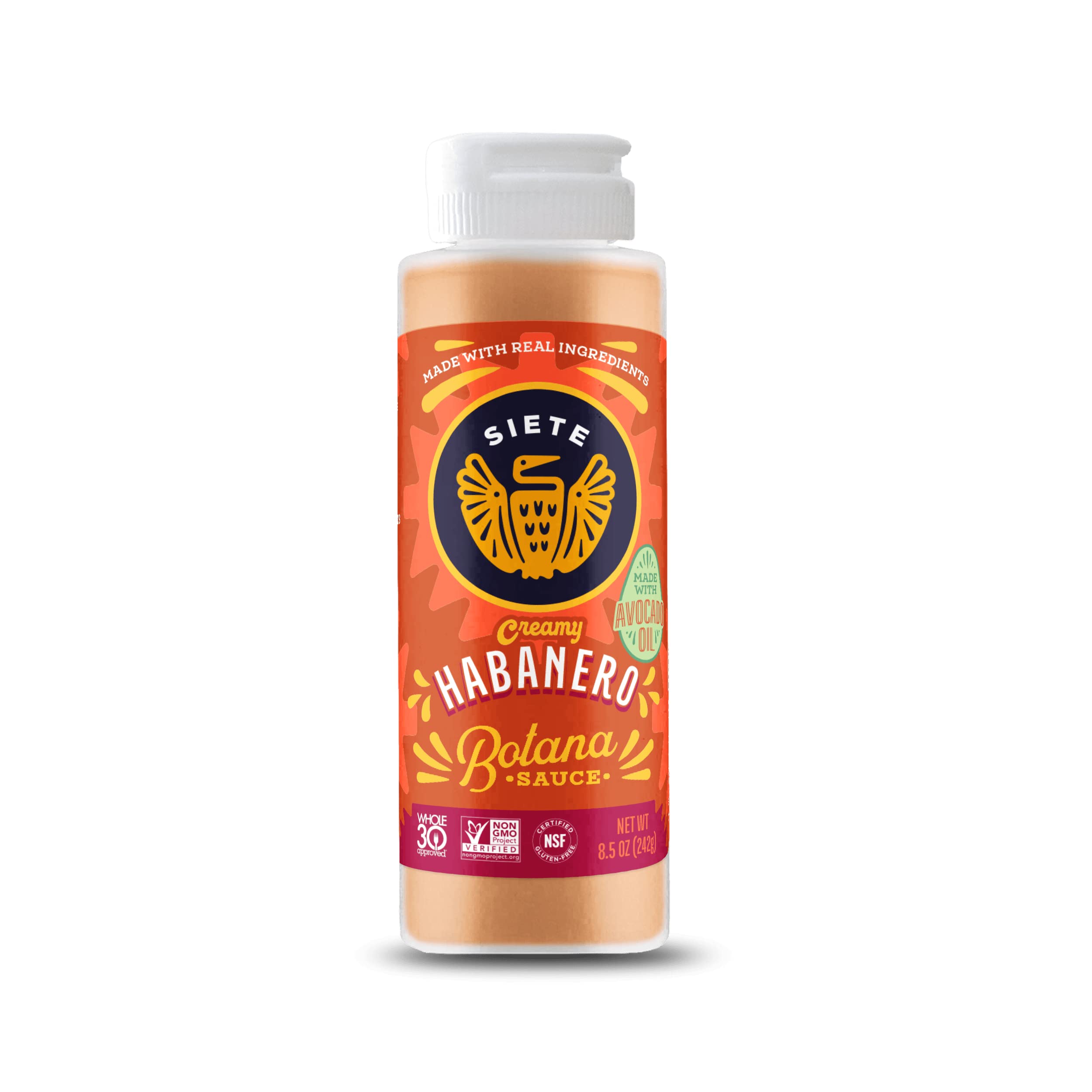Siete Chamoy Botana Hot Sauce | Gluten Free | Vegan | Preservative Free | Non GMO | 10 Oz. Bottle (Pack of 4)