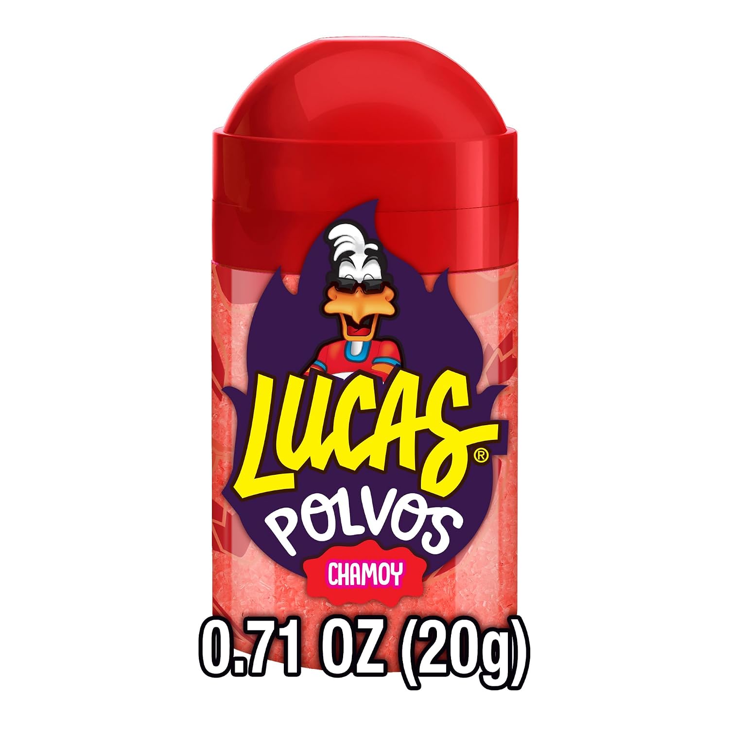 Lucas Powder Chamoy Flavored Candy, 0.71oz - 10 Pieces Pack for Treats, Fruit, Parties, Piñatas – Perfect treat for Easter Baskets