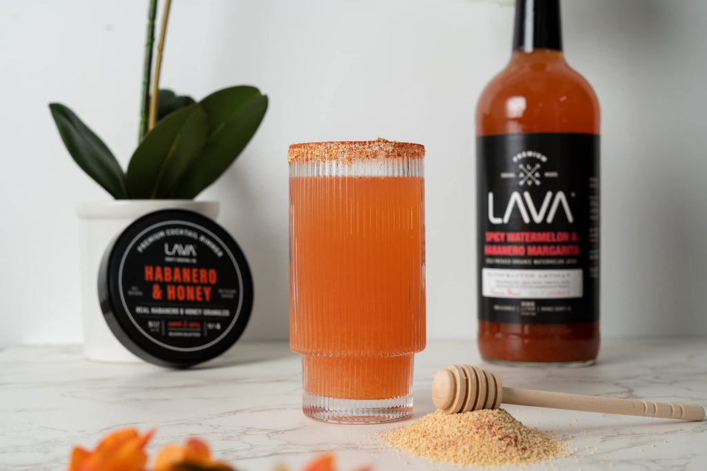 LAVA Premium Chile Lime Clásico Cocktail Rimmer 5oz, All Natural Bloody Mary Rimmer, Michelada Rimmer, Margarita Rimmer Salt, No Silicon Dioxide, with Screw-On Lid