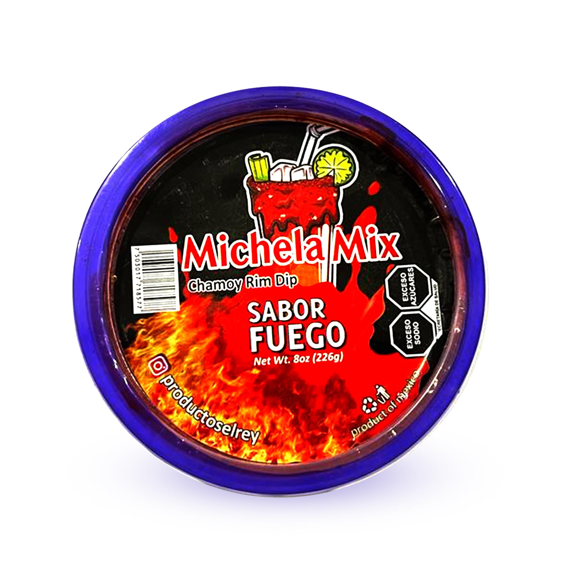 Michela Mix 2 Pack, Chamoy michelada Rimmer, Rimming Dip, Michelada and Fruit Dip, Chiltepin El Rey (Mango)