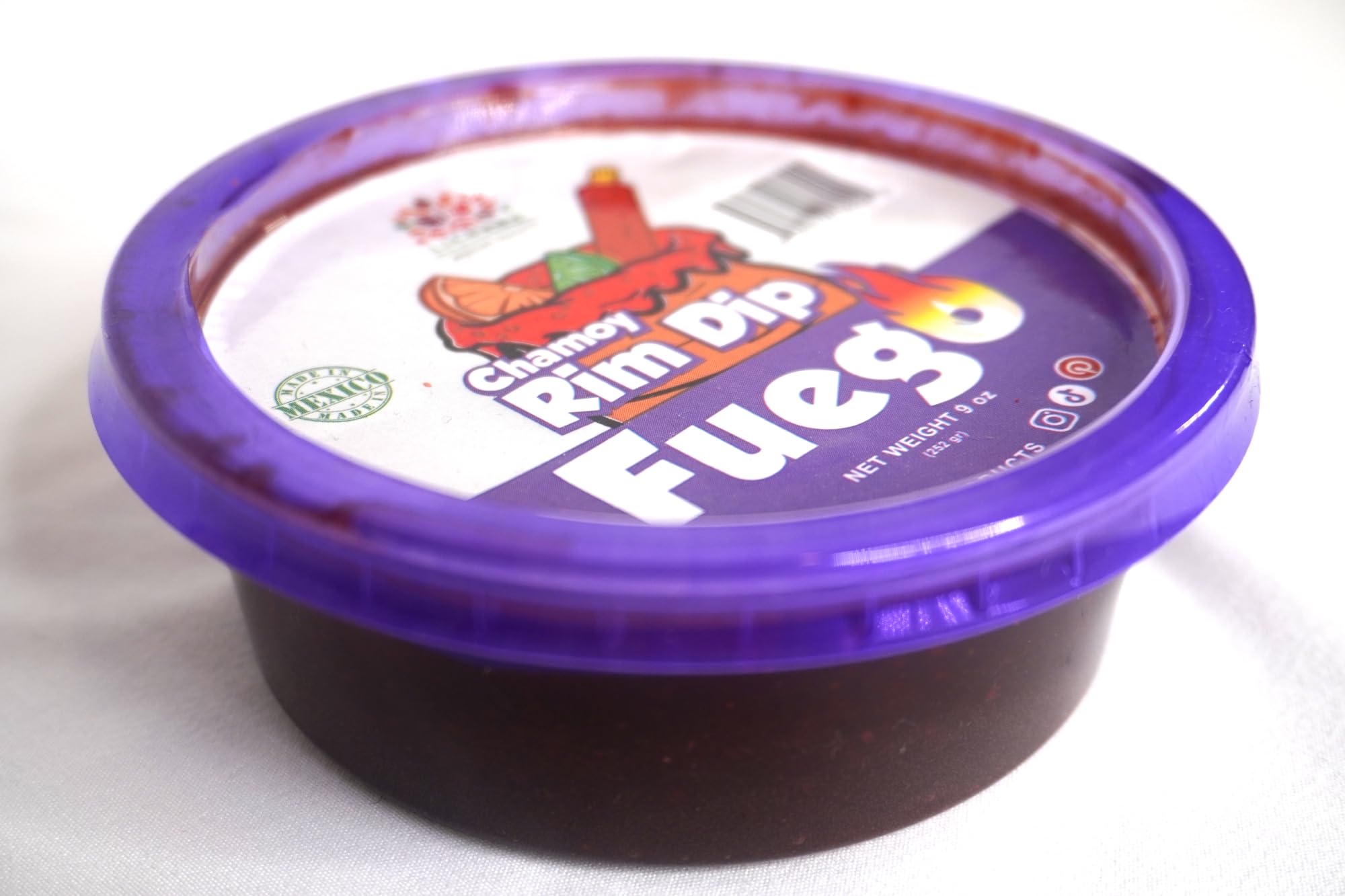 LICHANA Premium Rim Dip 9oz 12.5% More - Chamoy Paste 100% Mexican Handcrafted, Candy Dip For Drinks, Cocktails, Michelada, Beer, Seltzer, Rim Dressing (Watermelon)