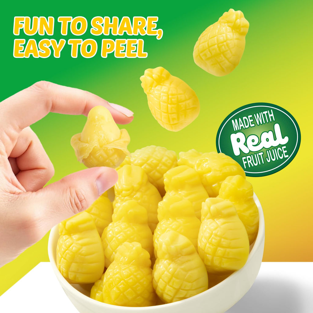 AMOS Peelerz Chili Mango Peelable Gummy Candy, Spicy Sweet Mango Flavor, Real Fruit Juice Infused, 8.47 OZ (240g)