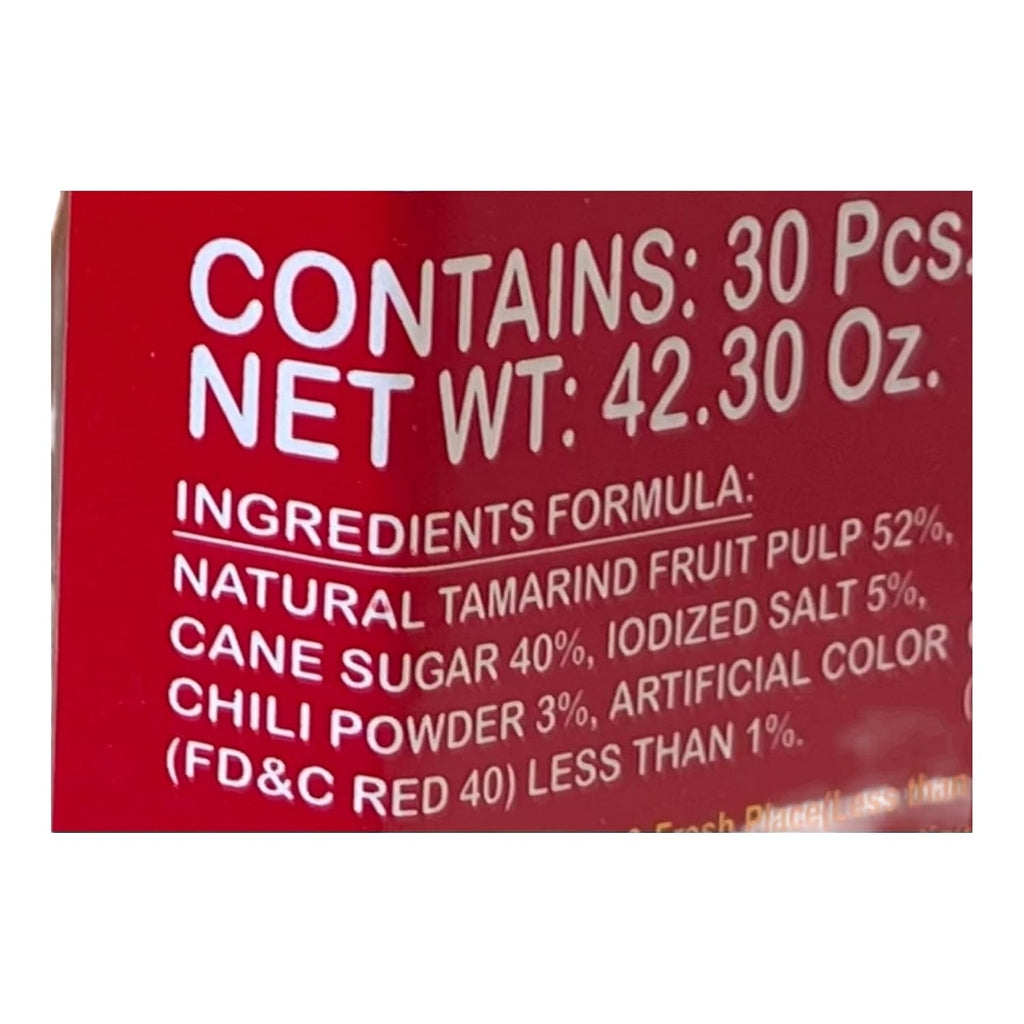 Banderilla Tama-Roca Tamarindo Mexican Candy Sticks. Contains 30 Pieces of Spicy Tamarind Candy With Salt And Chili 42.3 oz. (Pack of 2)