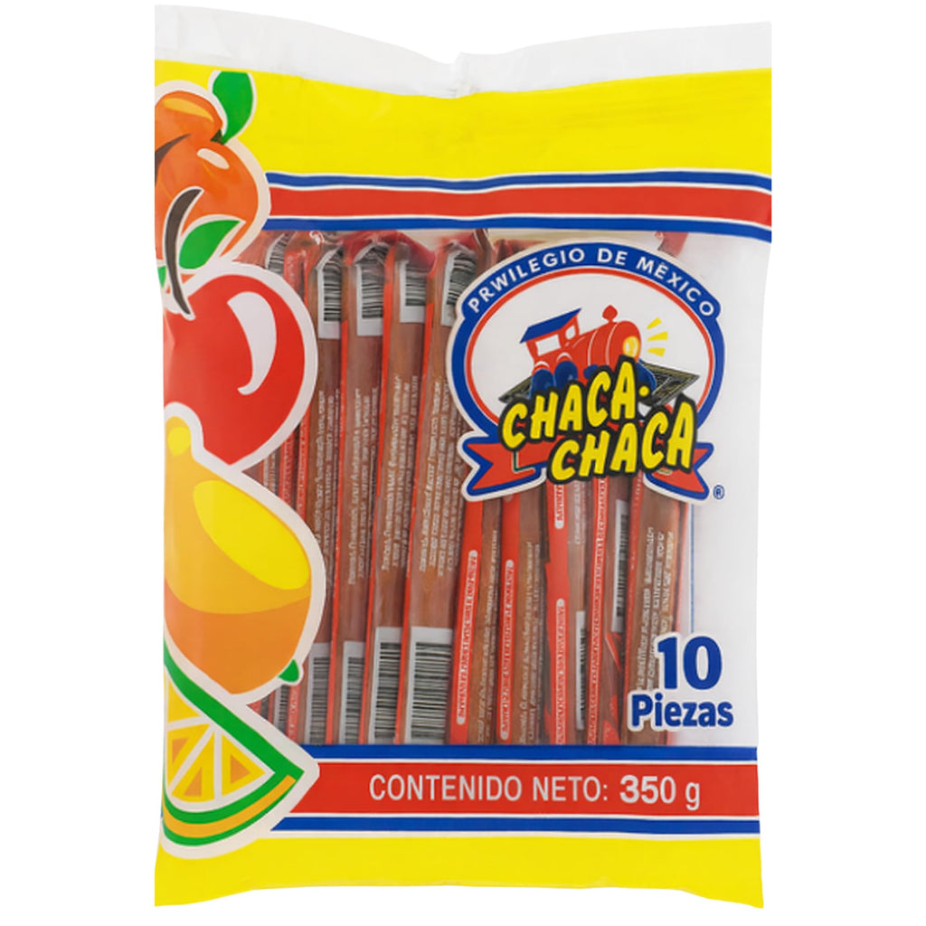 Chaca-Chaca Tamarindo De Frutas - Sal Y Chile Tamarind Mexican Candy, Dulces Mexicanos, 20 Pcs Pack 2 - Authentic Tamarind Candy