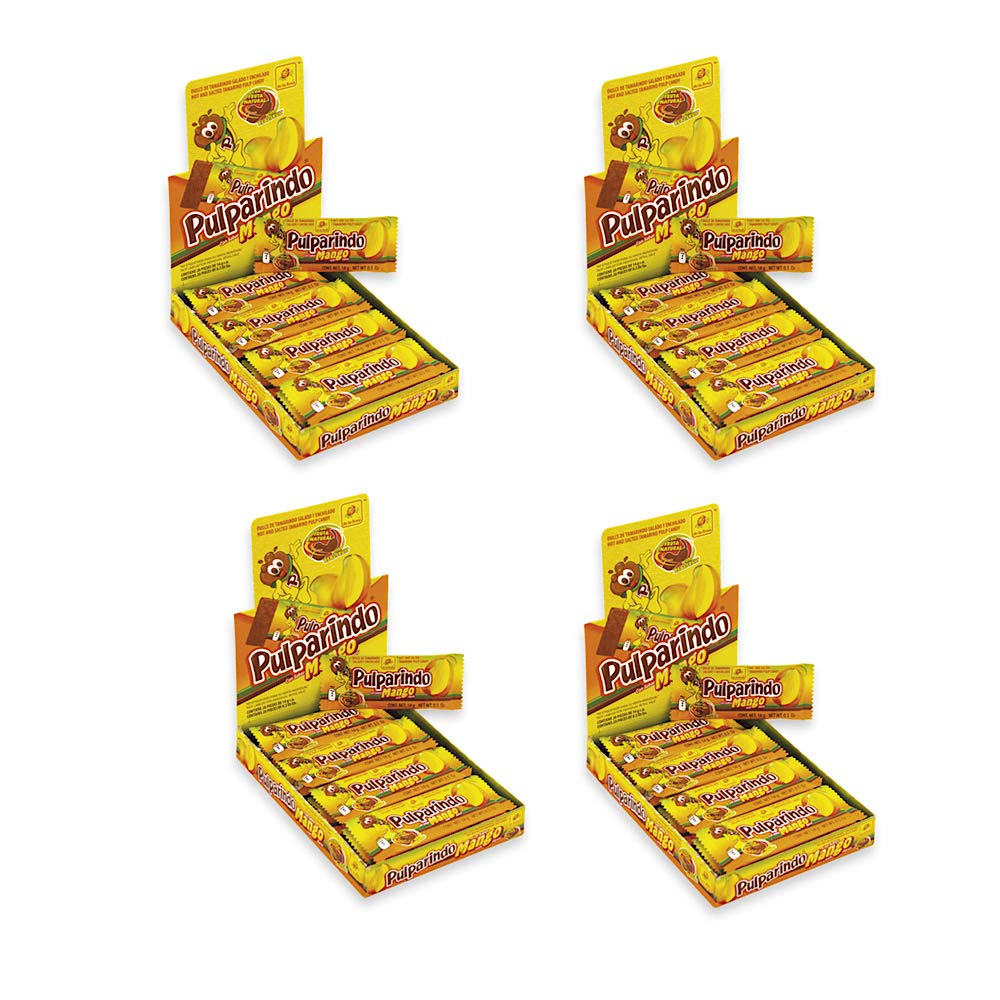 De la Rosa pulparindo 20 pack, tamarind candy (MANGO)