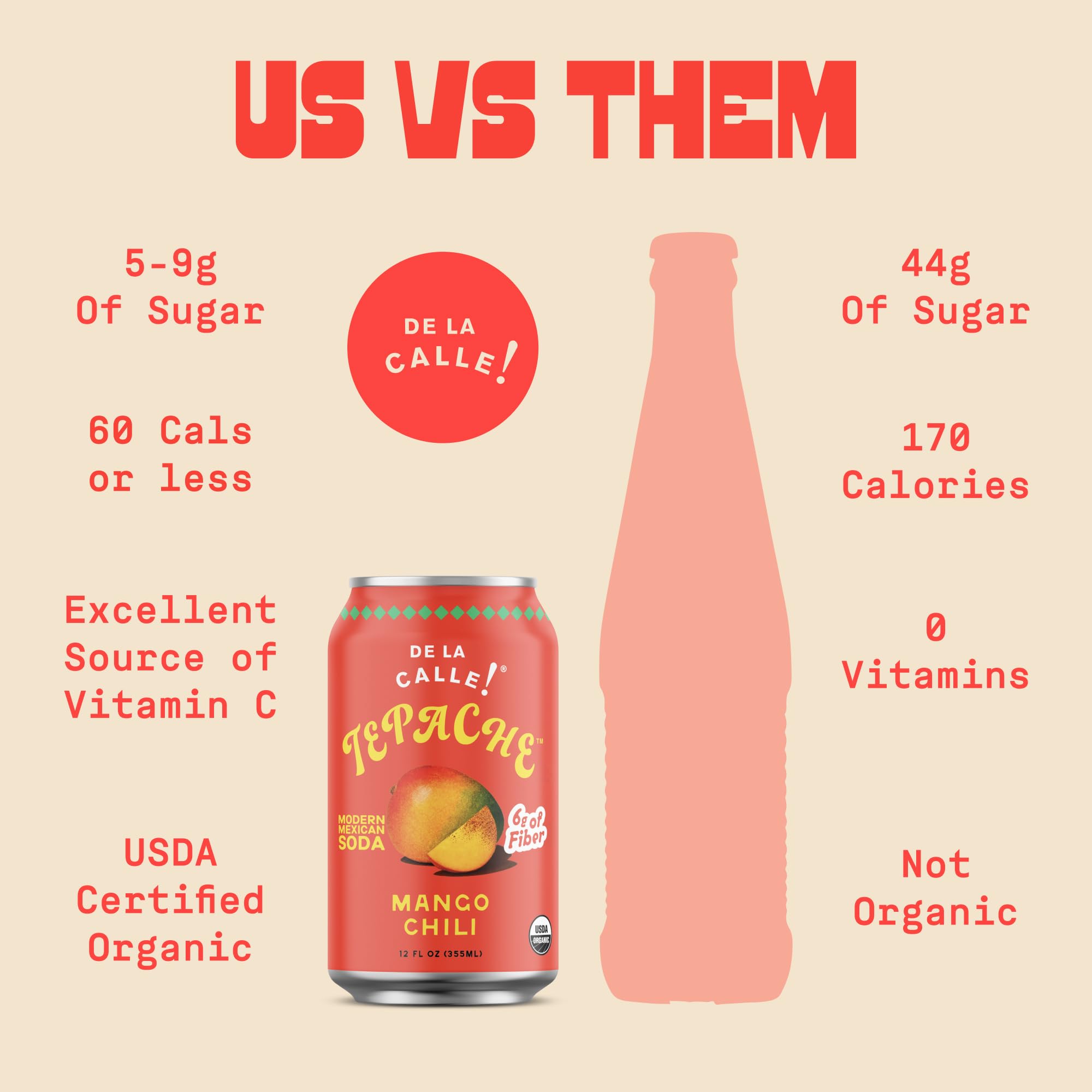 De La Calle Tepache - Mixta Variety Pack - Modern Mexican Soda - Craft Fermented Pineapple Sparkling Beverage - Certified Organic, Non-Alcoholic, Healthy Soda, Low Sugar, Low Calorie, Non-GMO