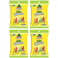 Jarritos Sour Gummies Candy – 4 Pack of Mexican Candies with Natural Flavors - 2 Sour & 2 Original Bags – 6 Fruity Flavors – Tangy & Chewy Snack Treats - Variety Pack