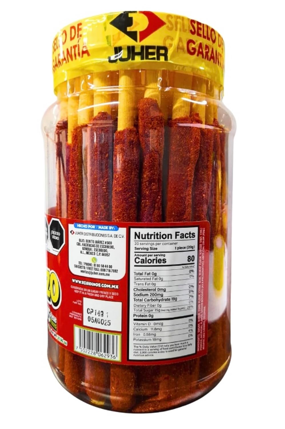 Bazukazo Tarugos Tamarindo Chile Mexican Tamarind Candy 45 Pcs 31oz. Pack of 1