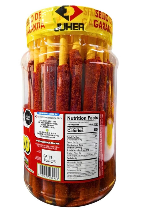Bazukazo Tarugos Tamarindo Chile Mexican Tamarind Candy 45 Pcs 31oz. Pack of 1