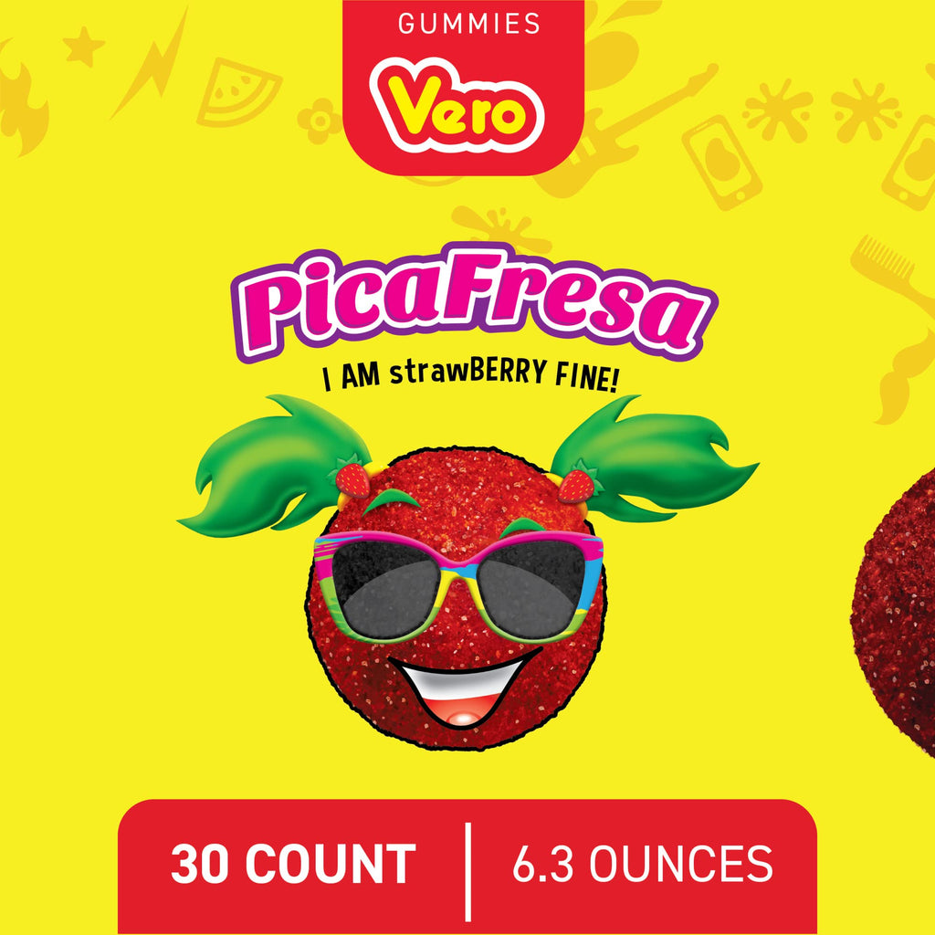Vero Pica Fresca Strawberry Chili Gummies - 100ct