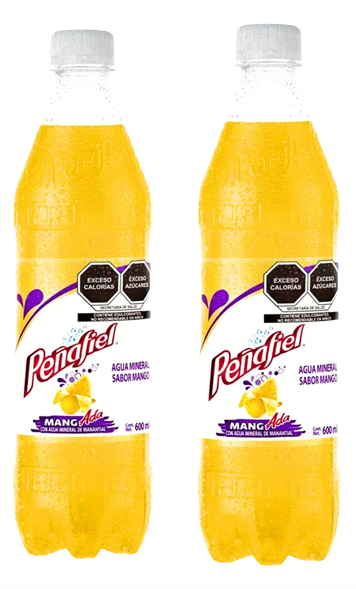 Peñafiel Mineralized Soda 20.2oz (2 pack) Made in Mexico. (Limonada - Lemonade)