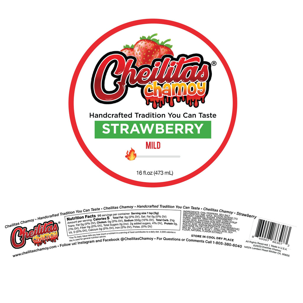 Cheilitas Chamoy Mexican Rim Candy Dip Paste 8 oz | Hand Crafted for Drinks, Cocktails, Micheladas, Beer and More (Tamarind)