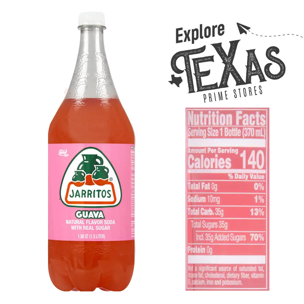 Jarritos 5-Pack of Lime Mexican Soft Drink Plastic Bottle 50.7 fl oz (1.5 lt) Made with 100% Natural Sugar