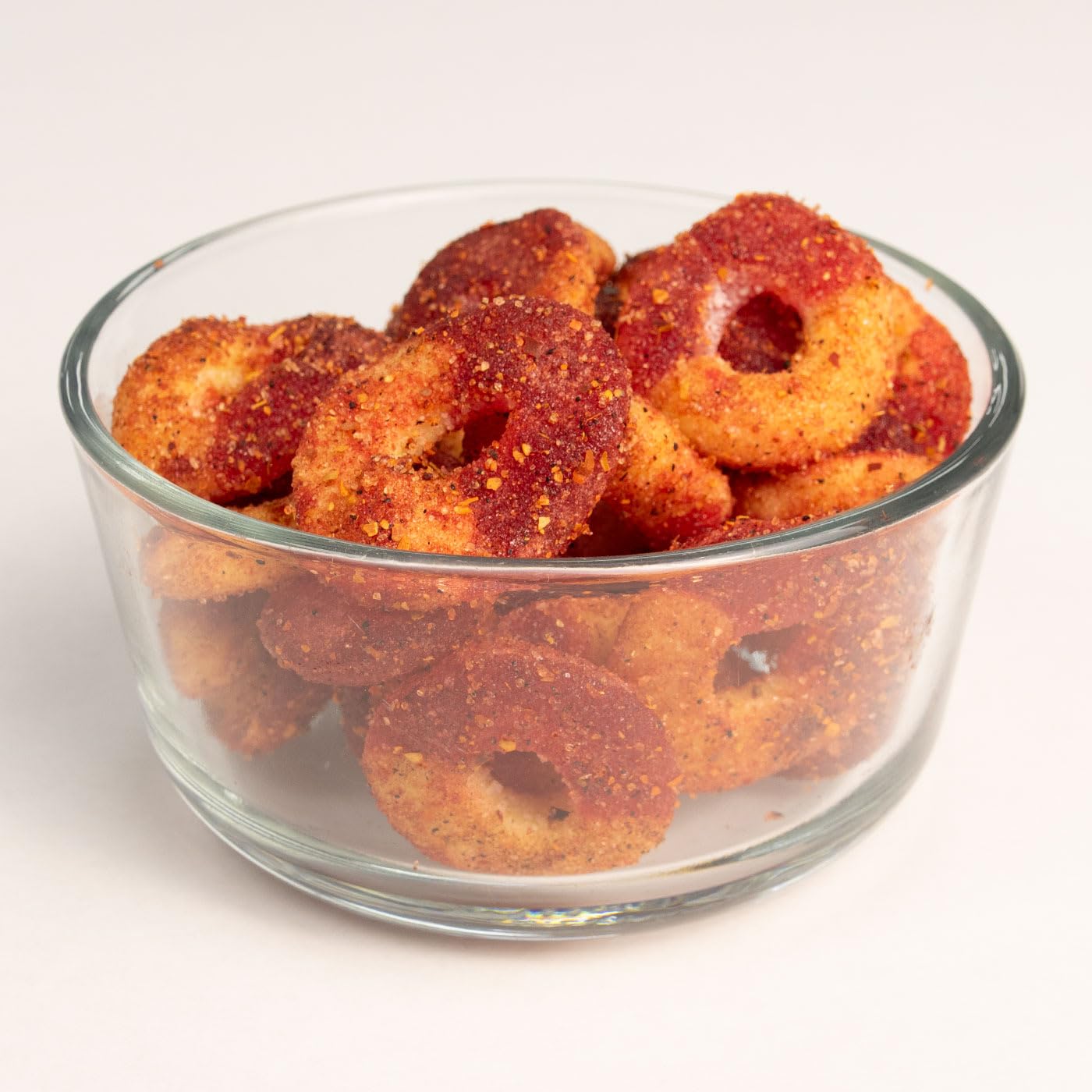 Goso Gummies Chamoy Peach Rings 8oz Spicy Sweet Peach Gummy Candy Mexican Style Candy Snack