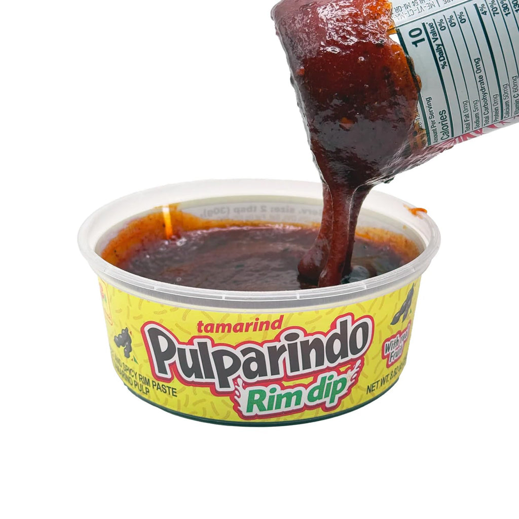 Rim Dip Tamarind Candy Paste 8.82 oz - 2 Pack – Choose Your Flavor Original, Mango, or Assorted | Sweet, Sour & Spicy Mexican Candy Sauce for Drinks, Fruit & Snacks (Assorted)