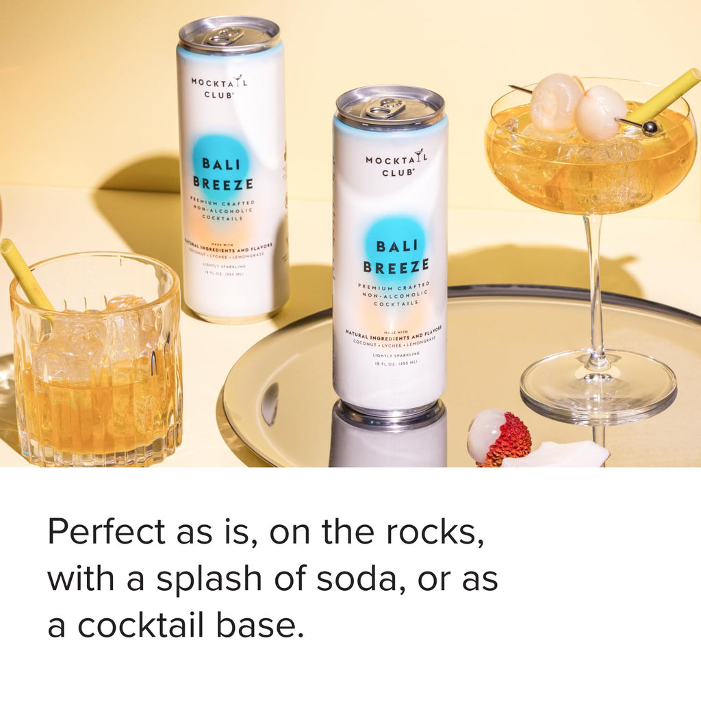 Mocktail Club Jalisco Passionfruit Sparkling Non-Alcoholic Cocktail 12oz (12pk), 80 Cals, Gluten-Free, No Artificial Ingredients, Zero Proof – with Passionfruit