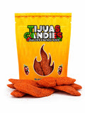Tijuas Spicy Chamoy Gusherz Fruit Candies | Sweet, Sour & Spicy, Chamoy Coated, Mexican-Style Dulces Enchilados