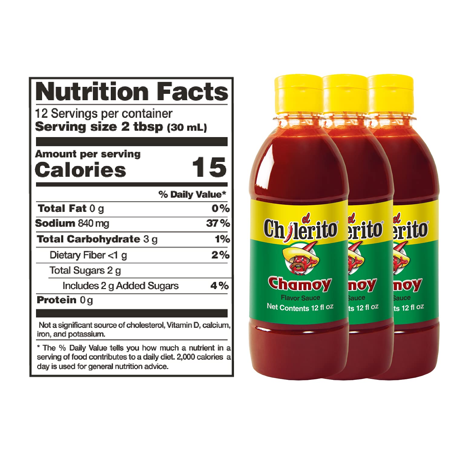 (3 Pack) EL CHILERITO Salsa Flavor Chamoy 355 ml / 12 Fl. Oz - Mexican Sauce - Excellent for Garnishing Fruits and Snacks - Mexican Flavor - For Sharing with Friends and Family - Kosher
