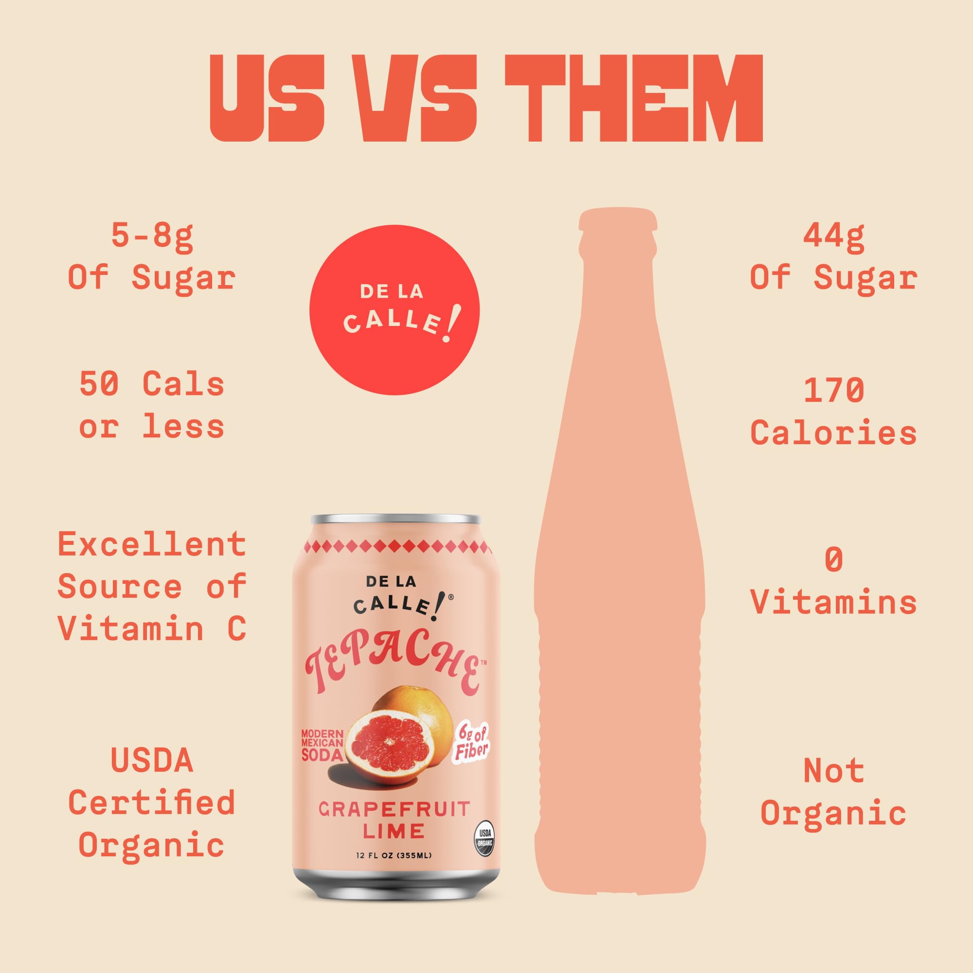 De La Calle Tepache - Mixta Variety Pack - Modern Mexican Soda - Craft Fermented Pineapple Sparkling Beverage - Certified Organic, Non-Alcoholic, Healthy Soda, Low Sugar, Low Calorie, Non-GMO