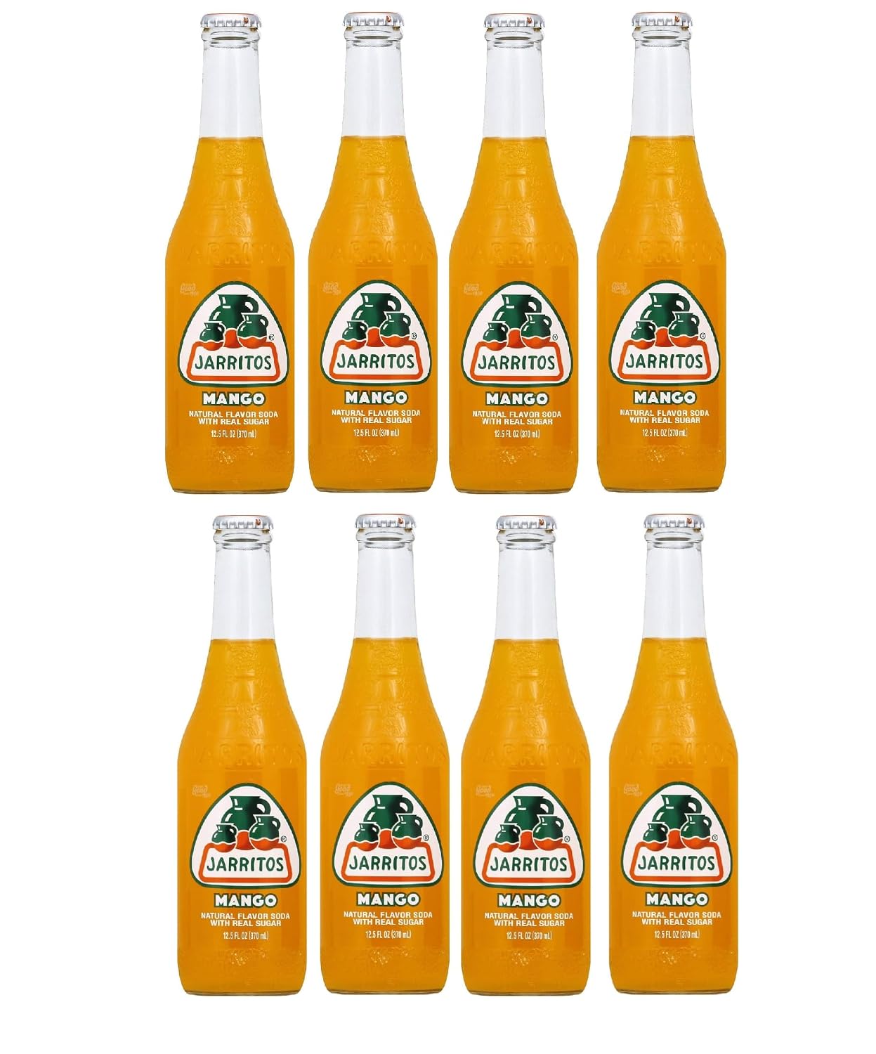Generic Jarritos Mango Soda Pop (Pack of 8) - 12.5 oz