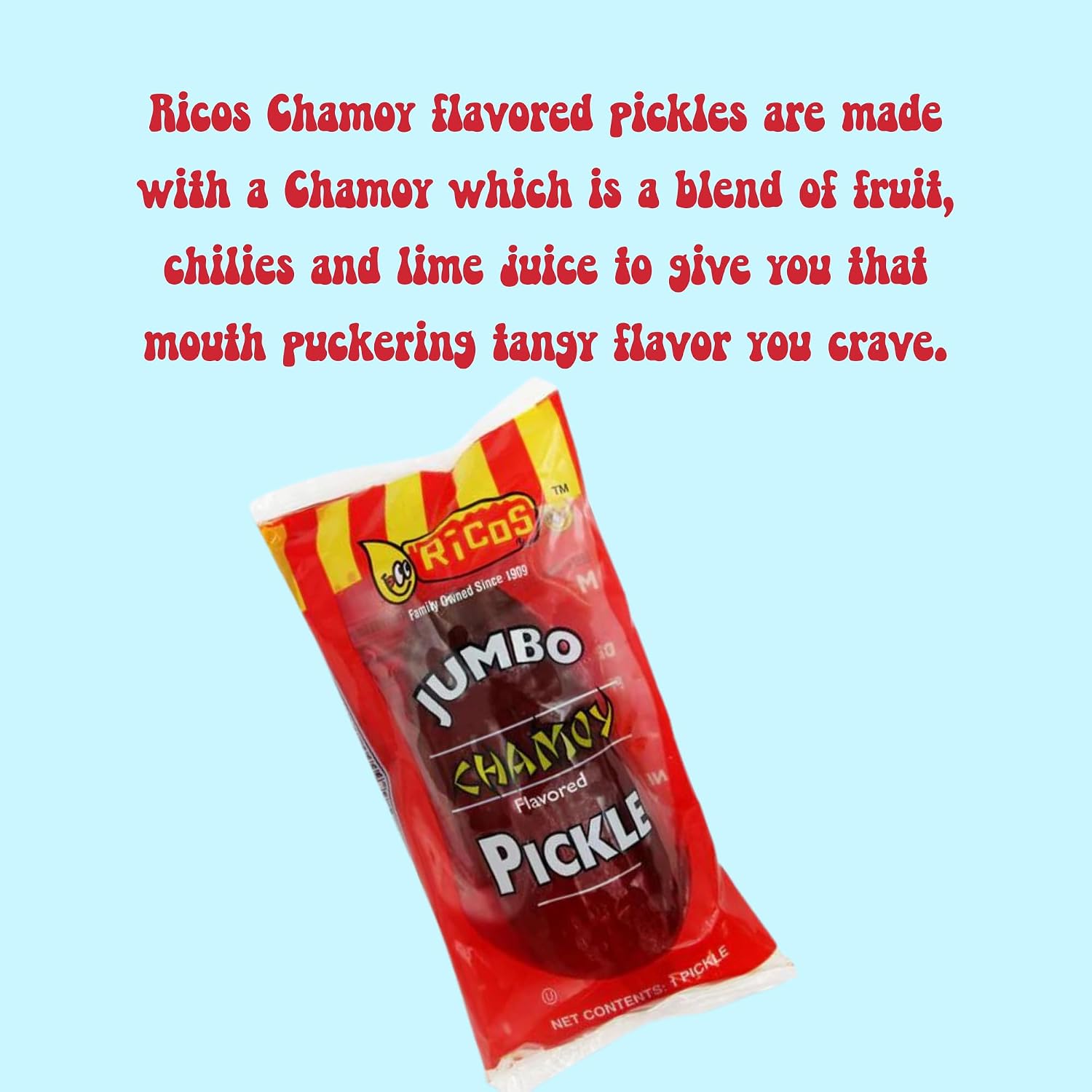 Chamoy Pickle Kit 4 Items - Deluxe Chamoy Pickle Set with Ricos Pickle, Lucas Skwinkles Salsagheti Mexican Candy Strings, Chamoy Powder & Sauce, Lucas Gusano & Lucas Muecas (1 Chamoy Pickle Kit)