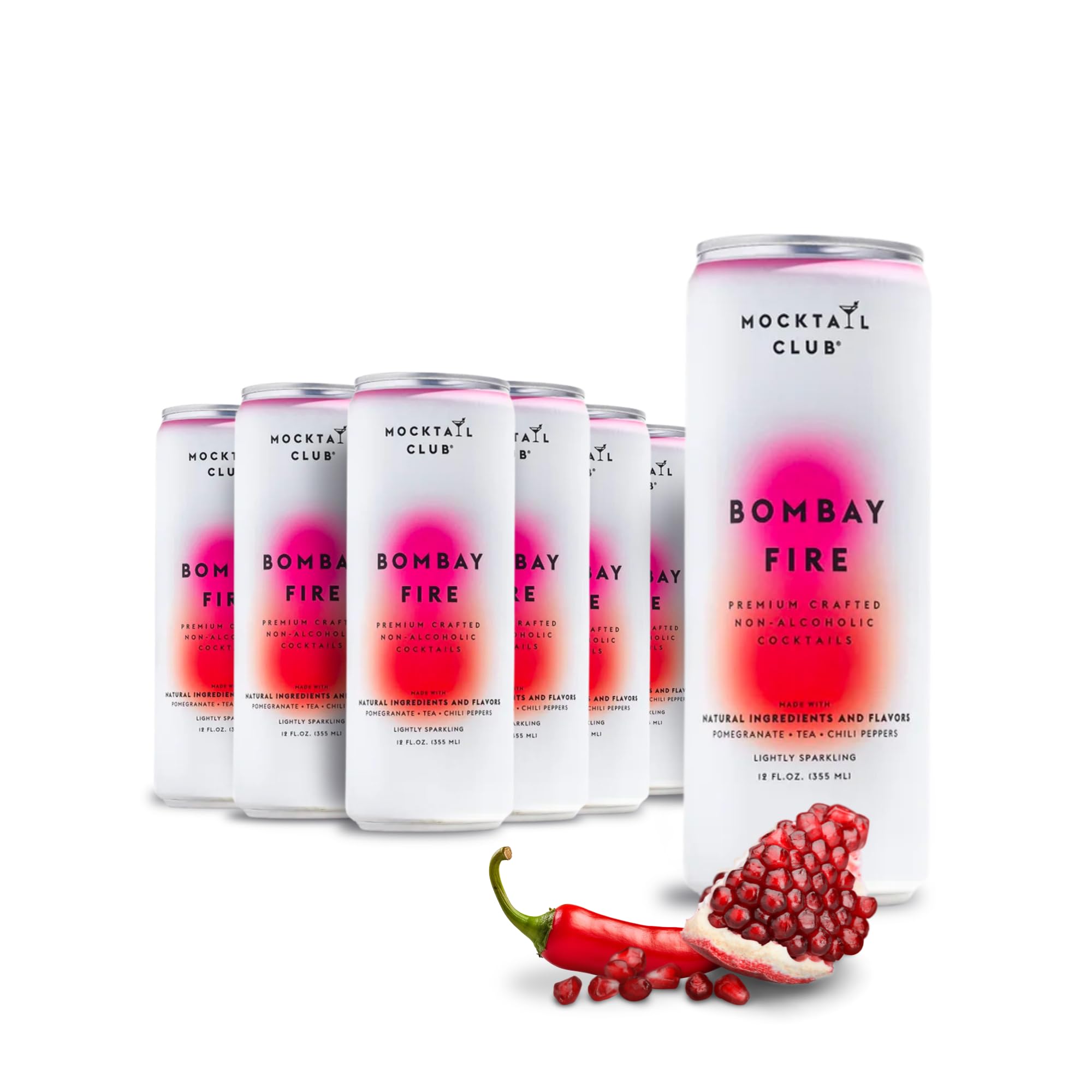 Mocktail Club Jalisco Passionfruit Sparkling Non-Alcoholic Cocktail 12oz (12pk), 80 Cals, Gluten-Free, No Artificial Ingredients, Zero Proof – with Passionfruit