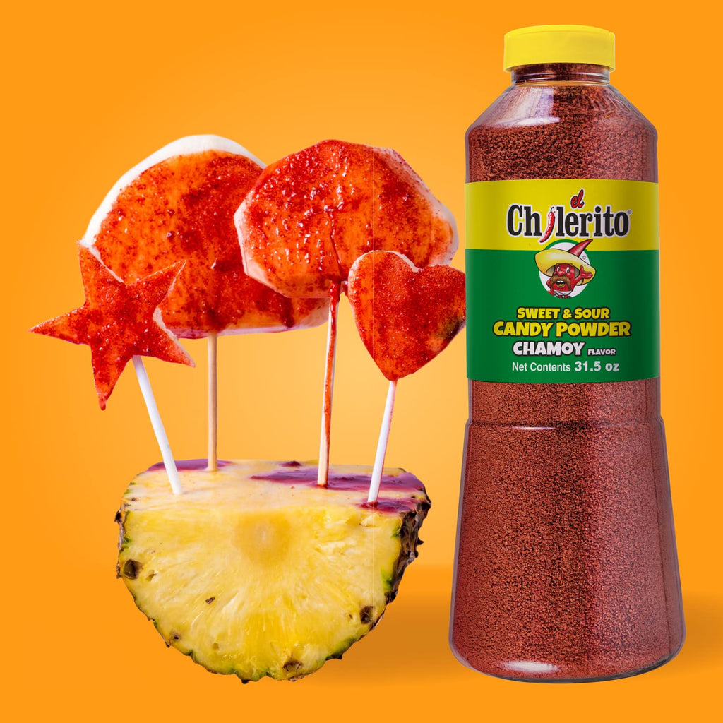 EL CHILERITO Candy Powder Chamoy Flavor 960g/ 32.2 Fl. Oz - For Sweets, Snacks, Fruits, Drinks And Cocktails, Kosher