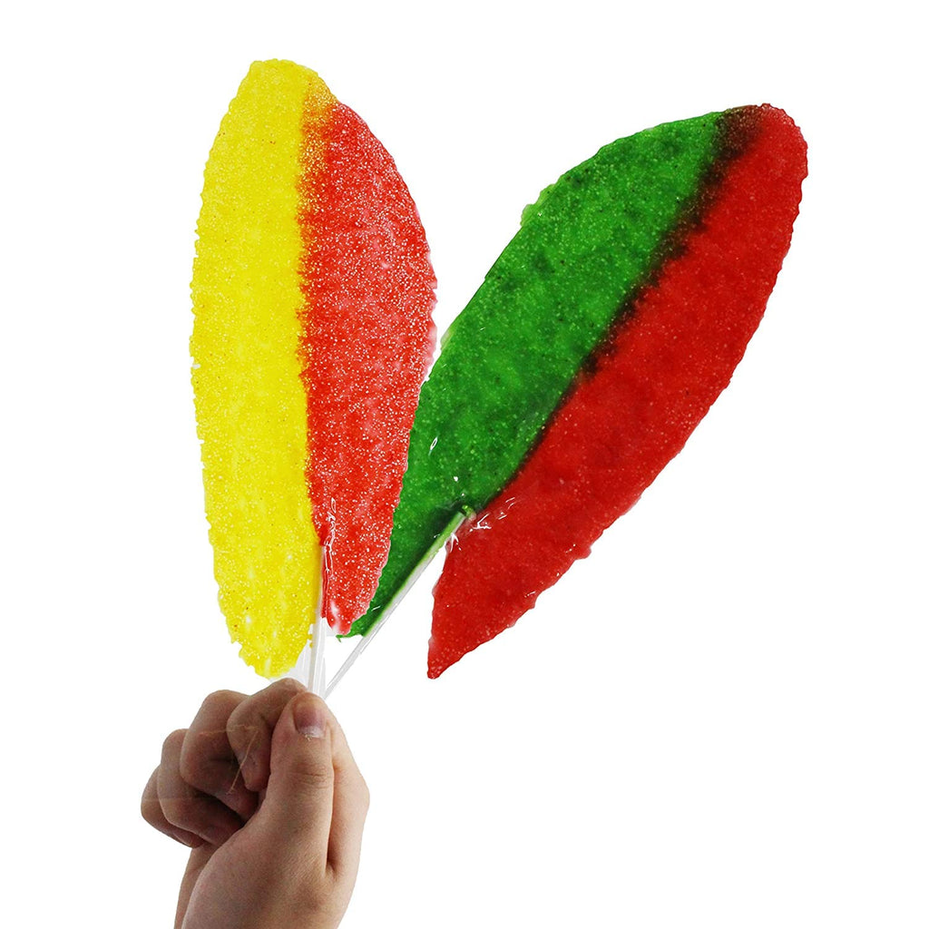 Dulces Pigui Slaps Green Apple Flavor Paletas Mexican Candy (10 Lollipops)
