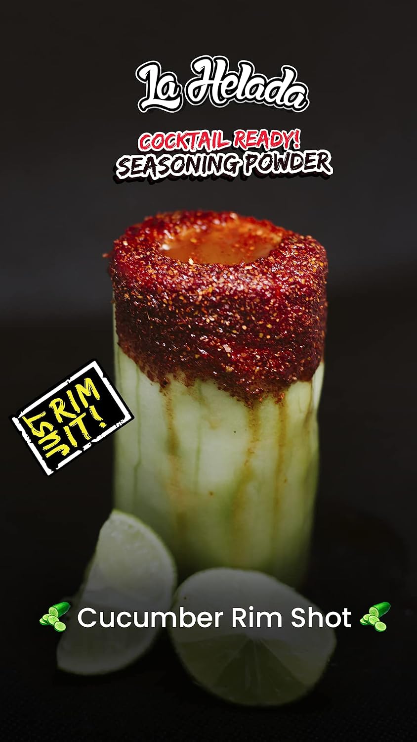 La Helada Tamarind Flavored Rim Dip Paste! Escarchador/Rimmer/Rim Dip for Drinks, Cocktails and Micheladas!