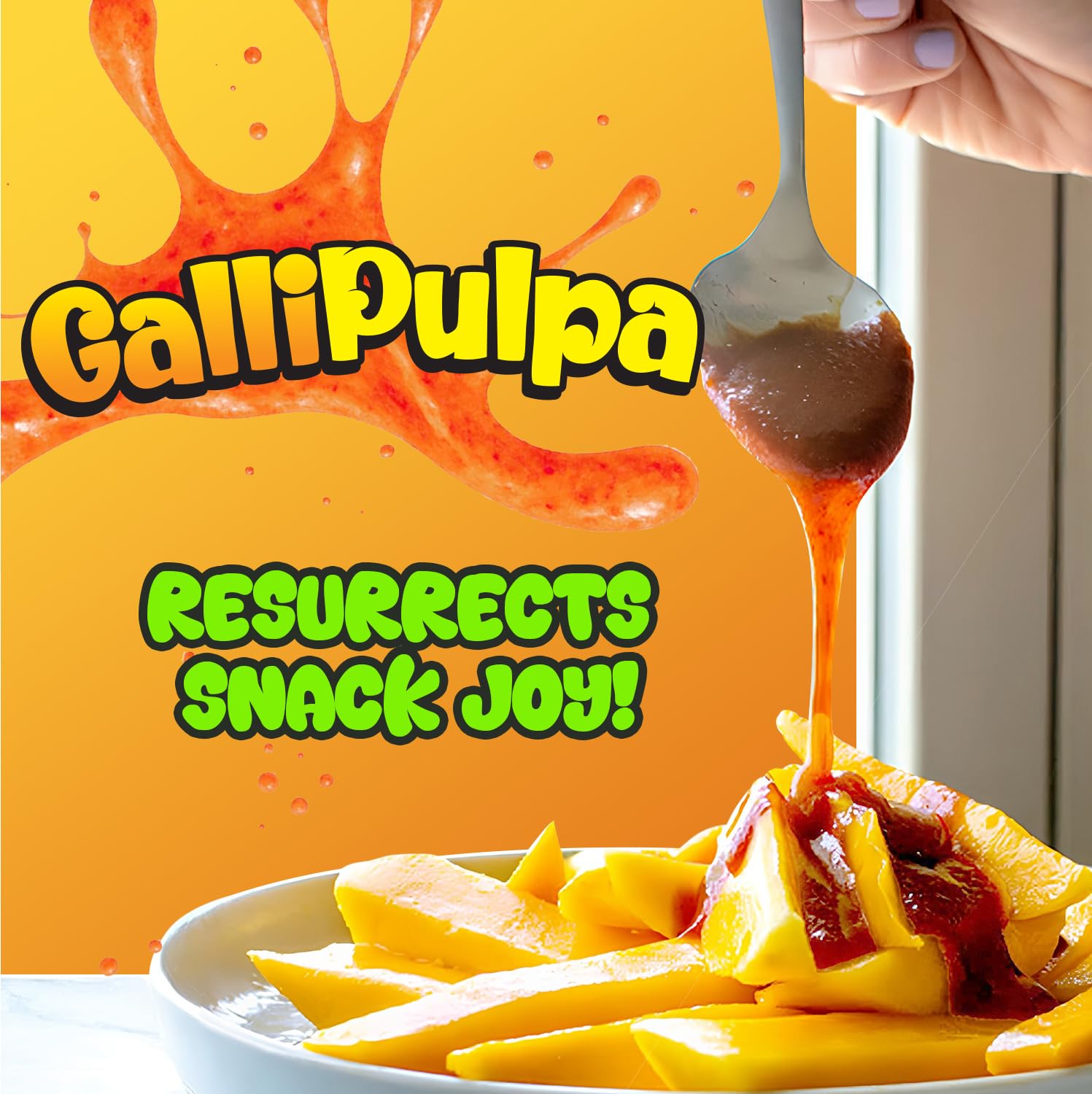 Gallito Mex Pulpa de Tamarindoy Chamoy | Tamarindo and chamoy sauce | Mexican fruit sauce | Ready for Parties, Snacks, Piñatas & Sharing | 1-Pack