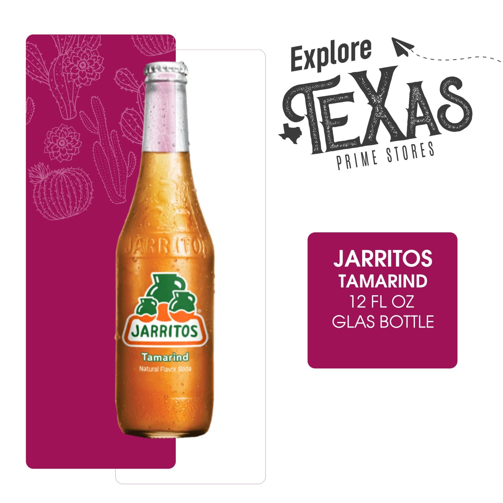 Jarritos 12-Pack of Mango Mexican Soft Drink Glass Bottle 12 fl oz Made with 100% Natural Sugar