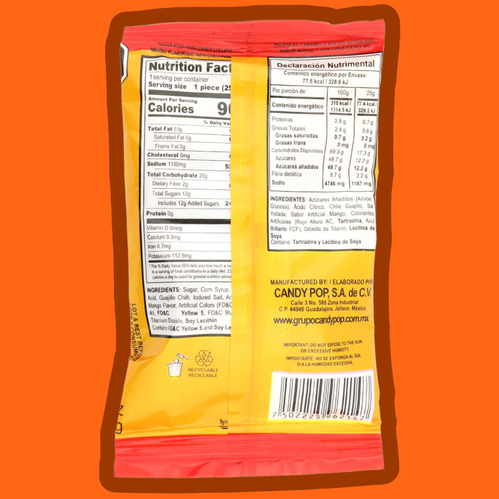 Needzo Mexican Candies, Flavored Lollipops with Chili Powder, Bulk Individually Wrapped Candy (Pack of 10) (Watermelon)