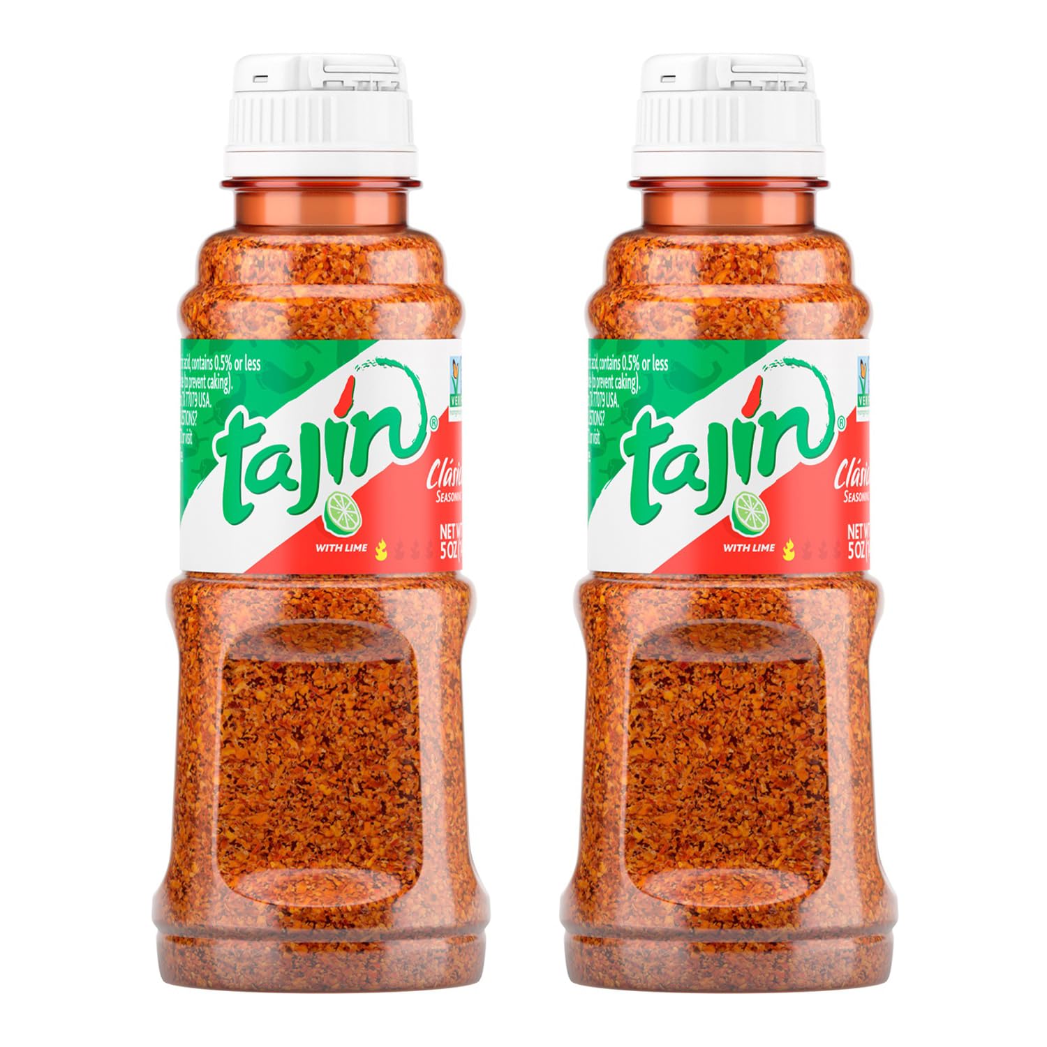 Tajin Clásico Seasoning, Authentic Mexican Chili Lime Spice Blend for Fruit, Snacks, Tacos, and Cocktails, Zesty Flavor Enhancer, 5 oz (Pack of 1)