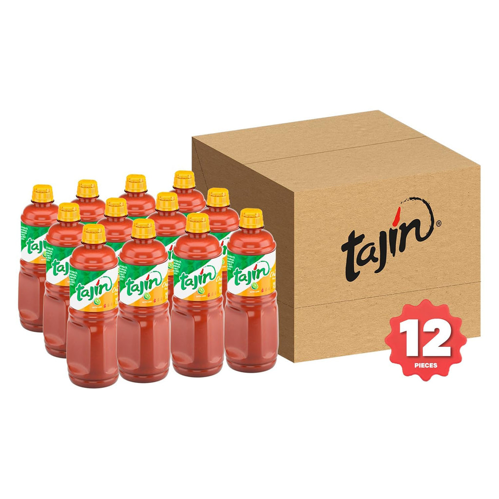Tajin Fruity Chamoy Sauce, Sweet & Tangy Chamoy for Fruit, Candy, Snacks, Mangonadas & Drinks, 15.38 oz Each (12 Pack)