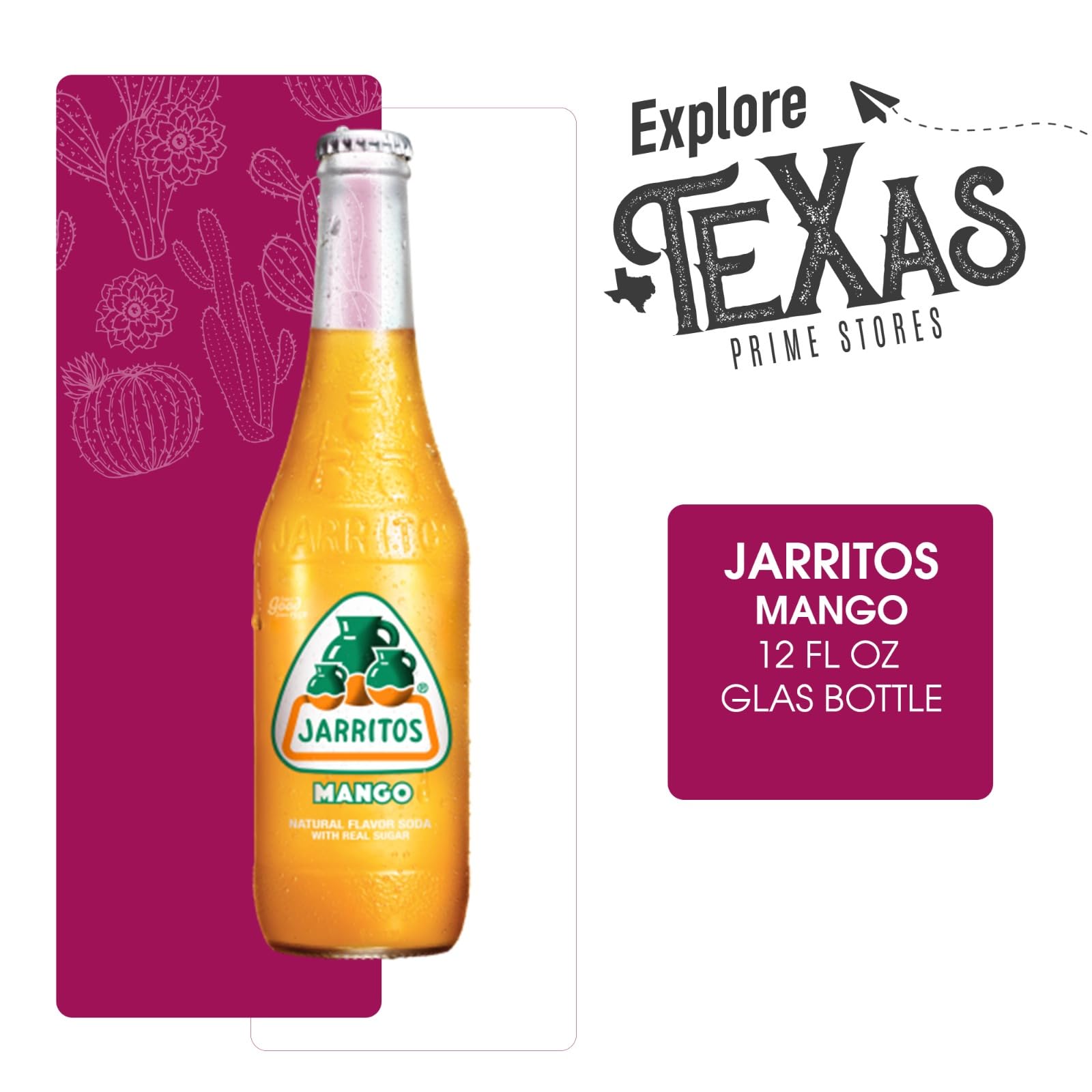 Jarritos 12-Pack of Pineapple Mexican Soft Drink Glass Bottle 12 fl oz Made with 100% Natural Sugar