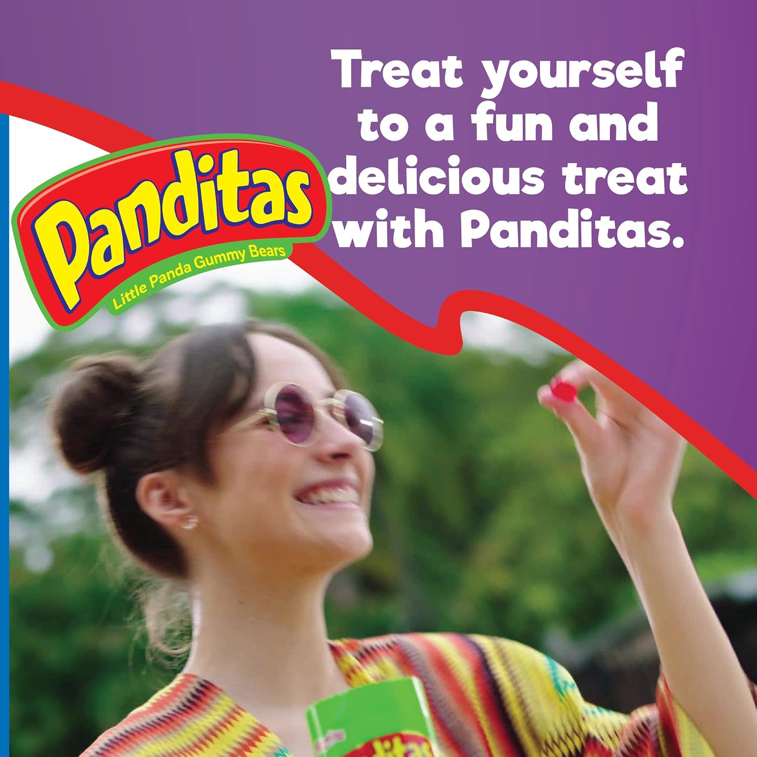 Ricolino Panditas Little Panda Gummy Bears - Watermelon, Mango-Passion Fruit, Tamarind & Chamoy Candy - Extreme Heat Flavor, 4.4oz (6 bags)