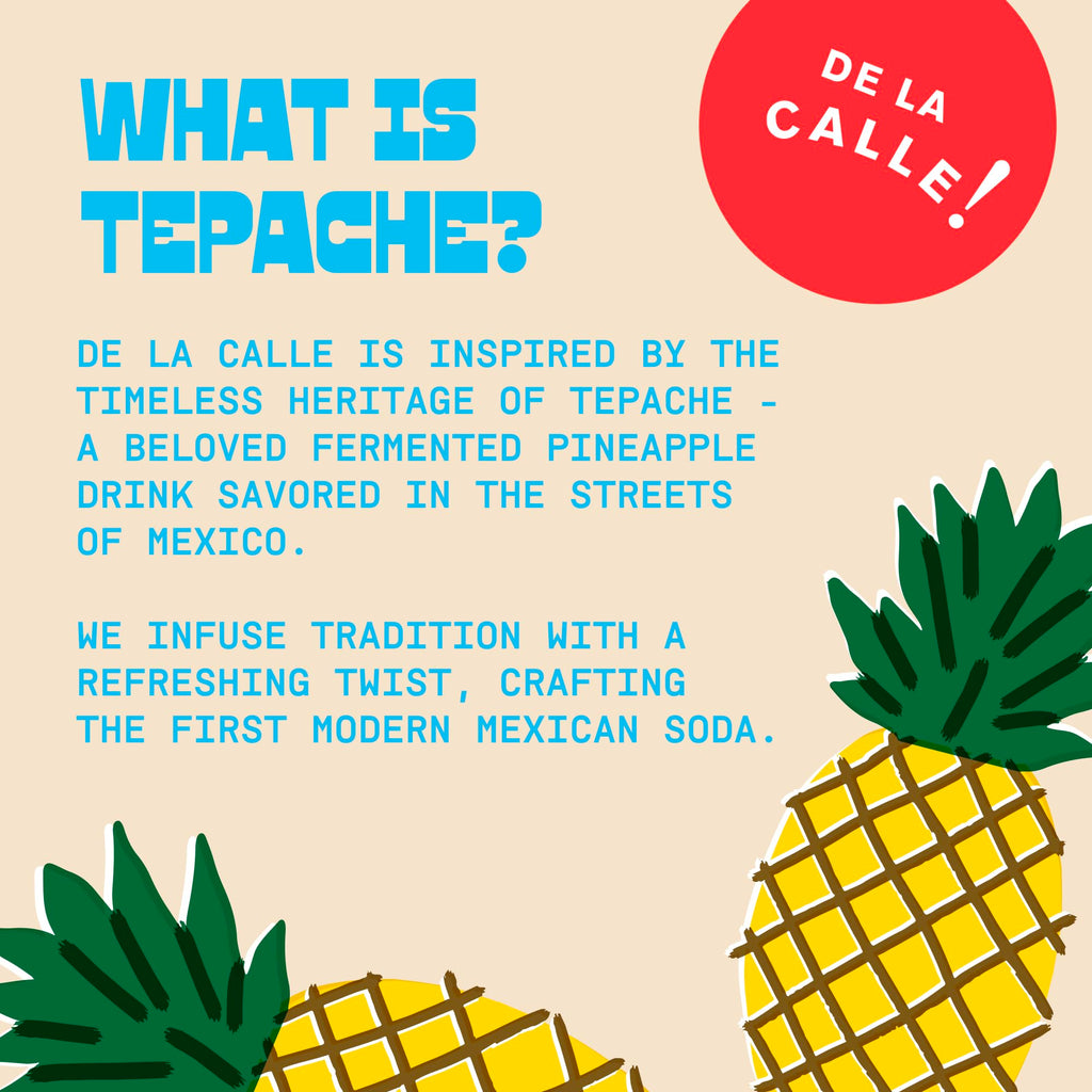 De La Calle Tepache - Mixta Variety Pack - Modern Mexican Soda - Craft Fermented Pineapple Sparkling Beverage - Certified Organic, Non-Alcoholic, Healthy Soda, Low Sugar, Low Calorie, Non-GMO