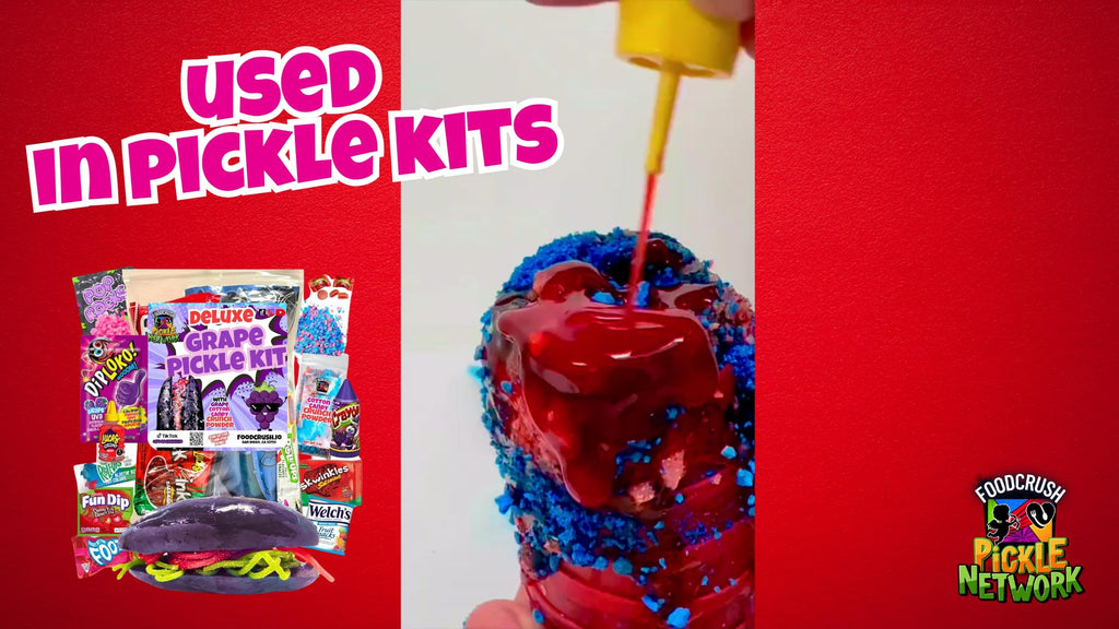 Food Crush Chamoy Pickles In A Pouch (Pack of 3) Used in the Chamoy Pickle Kit by Tiktok trend items