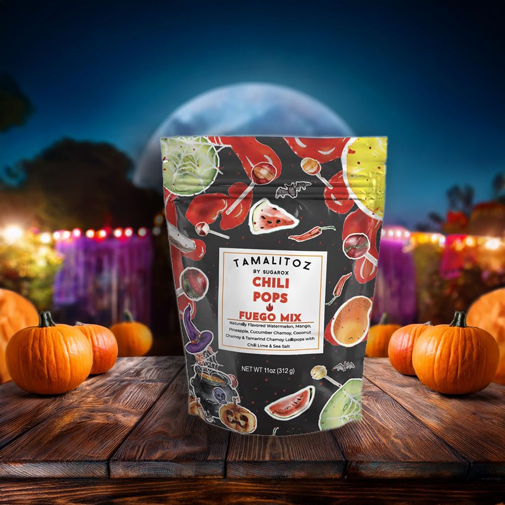 Tamalitoz Chili Pops Fuego Halloween