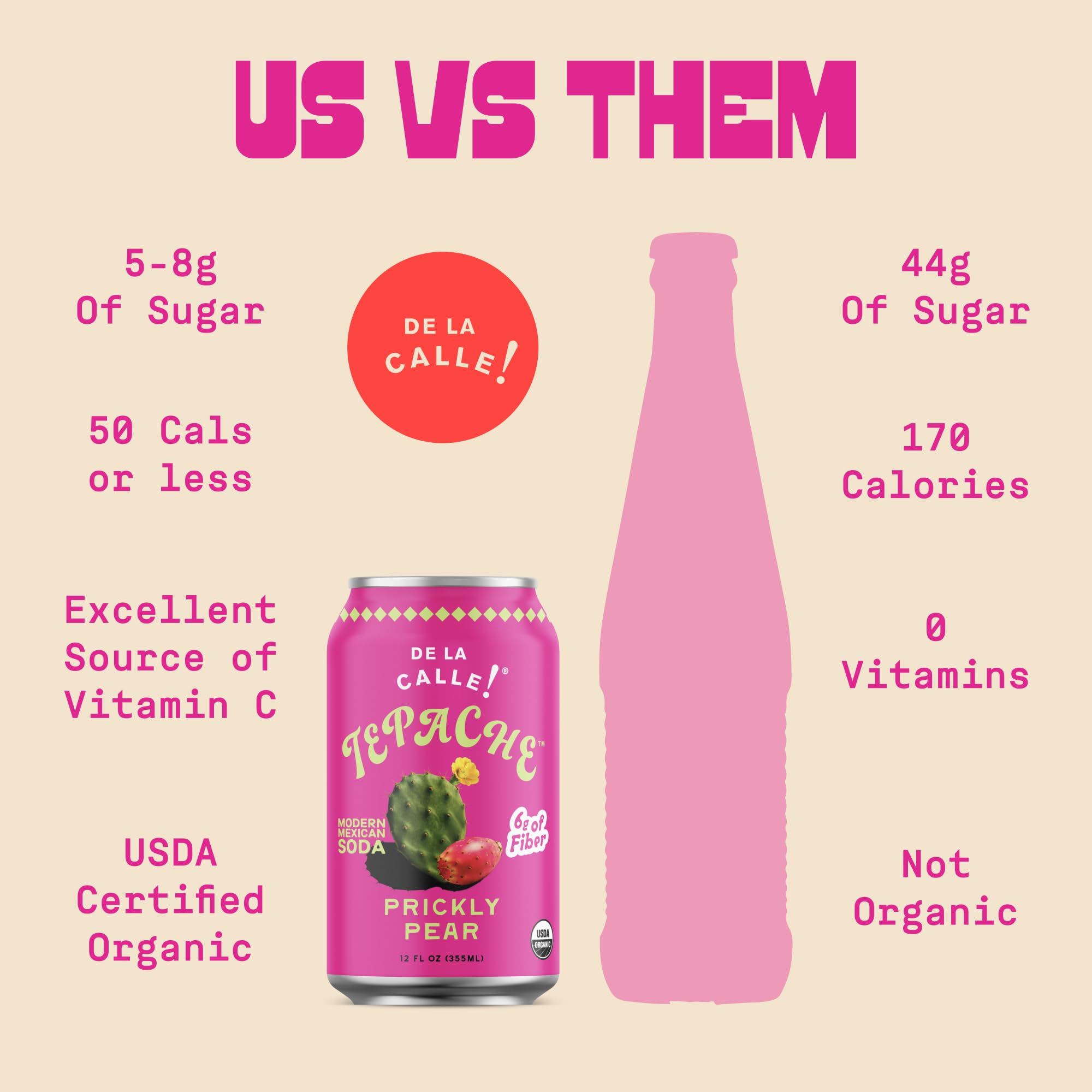 De La Calle Tepache - Mixta Variety Pack - Modern Mexican Soda - Craft Fermented Pineapple Sparkling Beverage - Certified Organic, Non-Alcoholic, Healthy Soda, Low Sugar, Low Calorie, Non-GMO