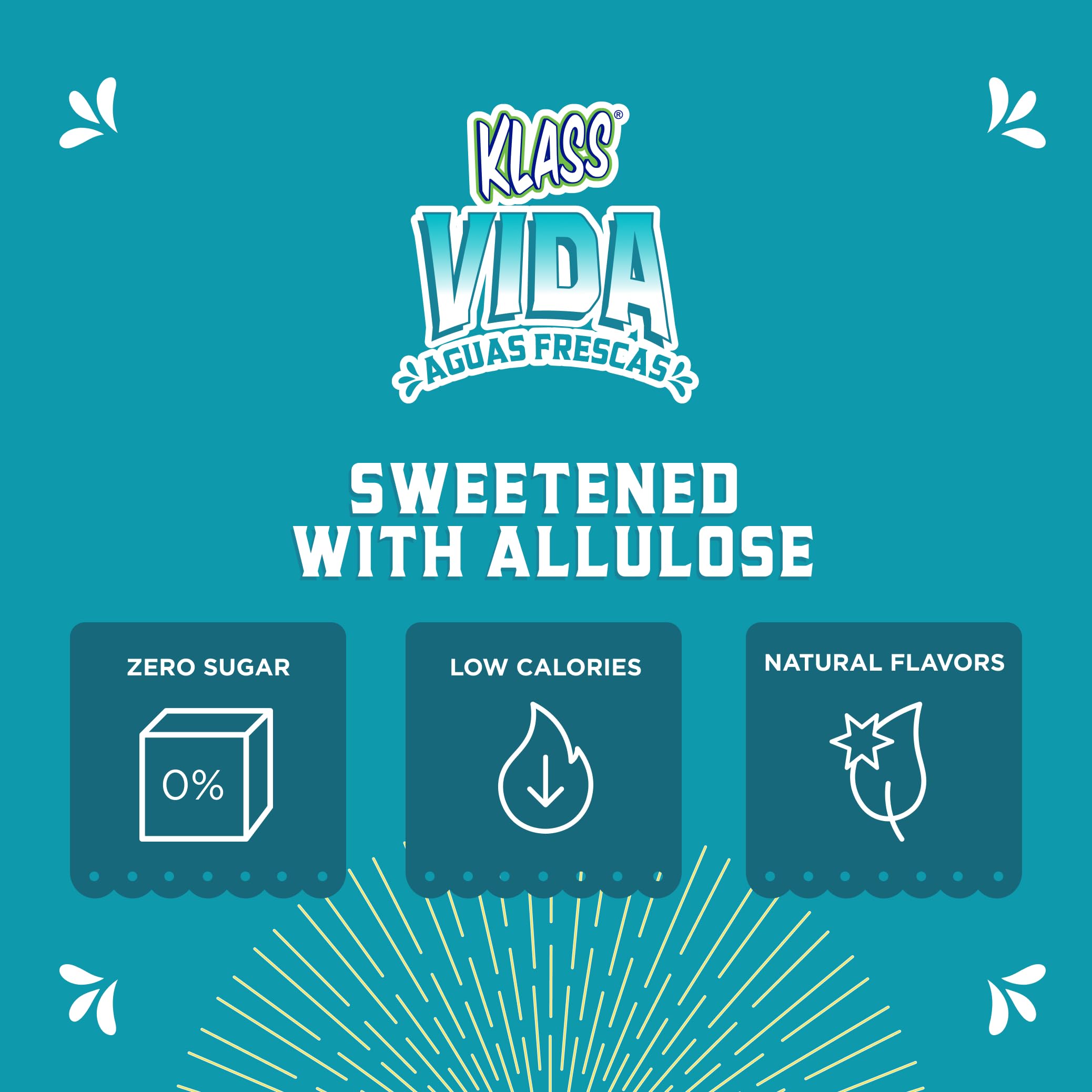 KLASS VIDA Daily Hydration Pineapple Agua Fresca Electrolyte Powder Packets | Sugar Free Electrolyte Drink Mix | Hydration Packets with Coconut Water & Minerals | 15 Stick Packs