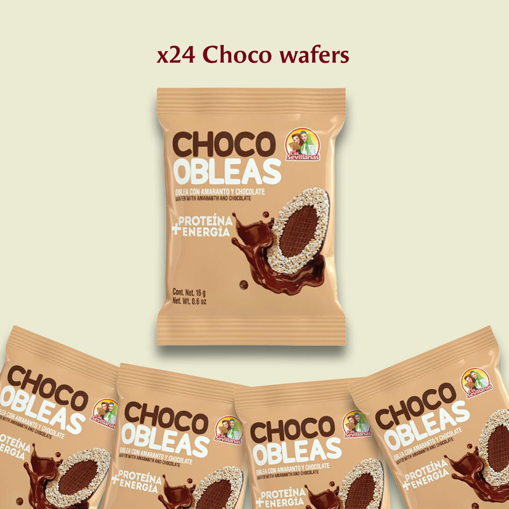 Obleas with Cajeta Family Display pack 20 pieces Las Sevillanas