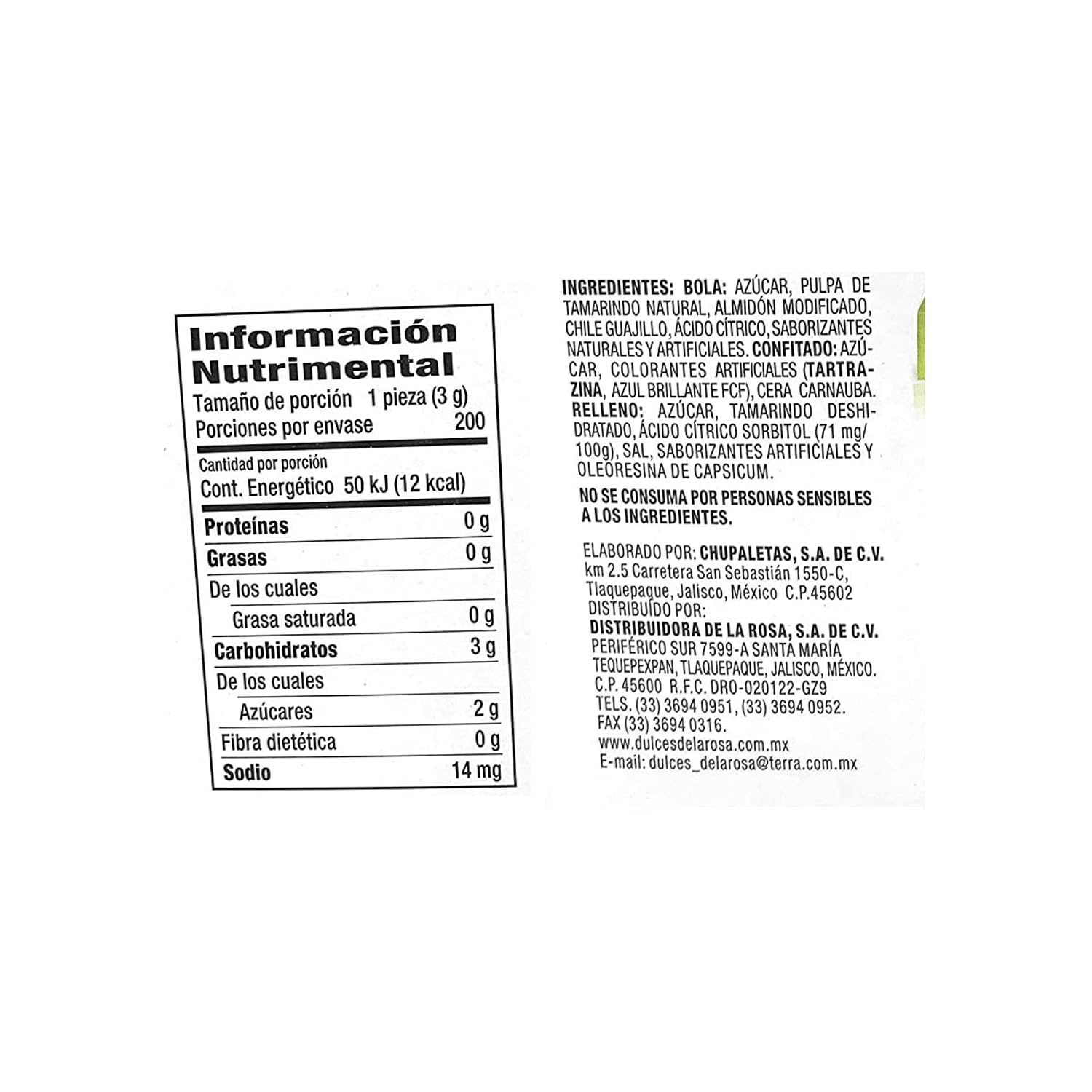 Sweetzo - Tamarindo Mexican Candies, Mango and Watermelon Flavored Candy Filled with Tamarind Pulp, Shareable Individual Serving Size Bags, Pack of 6