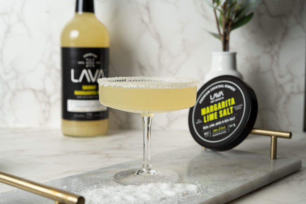 LAVA Premium Chile Lime Clásico Cocktail Rimmer 5oz, All Natural Bloody Mary Rimmer, Michelada Rimmer, Margarita Rimmer Salt, No Silicon Dioxide, with Screw-On Lid