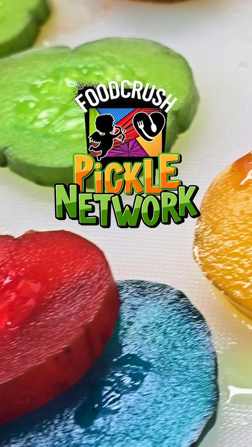 Chamoy Pickle Jumbo Dill Pickles In A Pouch Sampler Gift Box (Pack of 4) W/Chamoy, Super Hot & Spicy Chili Lime, Blue Raspberry, Tigers Blood-Box for College Care Packages Tiktok Trend Items snack