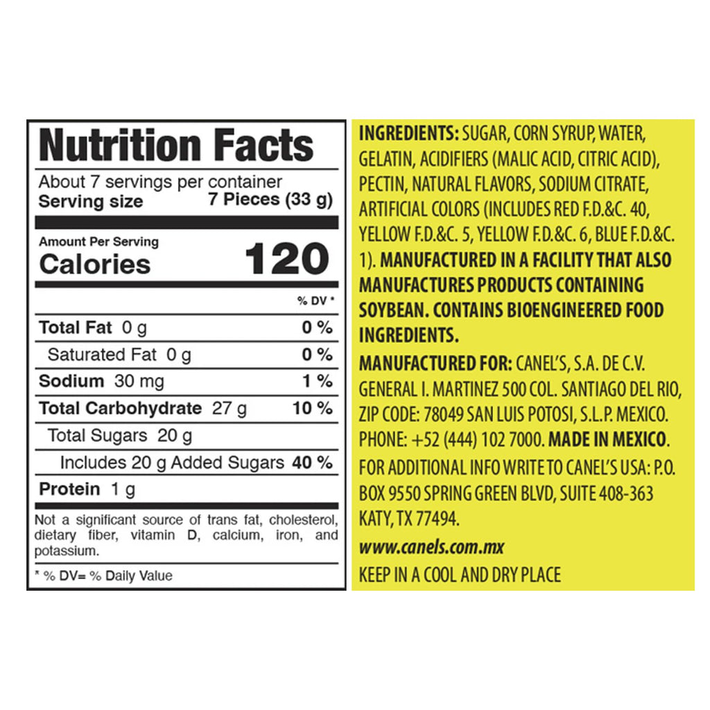 Jarritos Gummies Candy – Single 8oz Bag of Sweet Mexican Gummy Candies with Mixed Natural Flavors – 6 Fruity Flavors – Sweet & Chewy Vegan Gummy Snack Treats (Fruity)