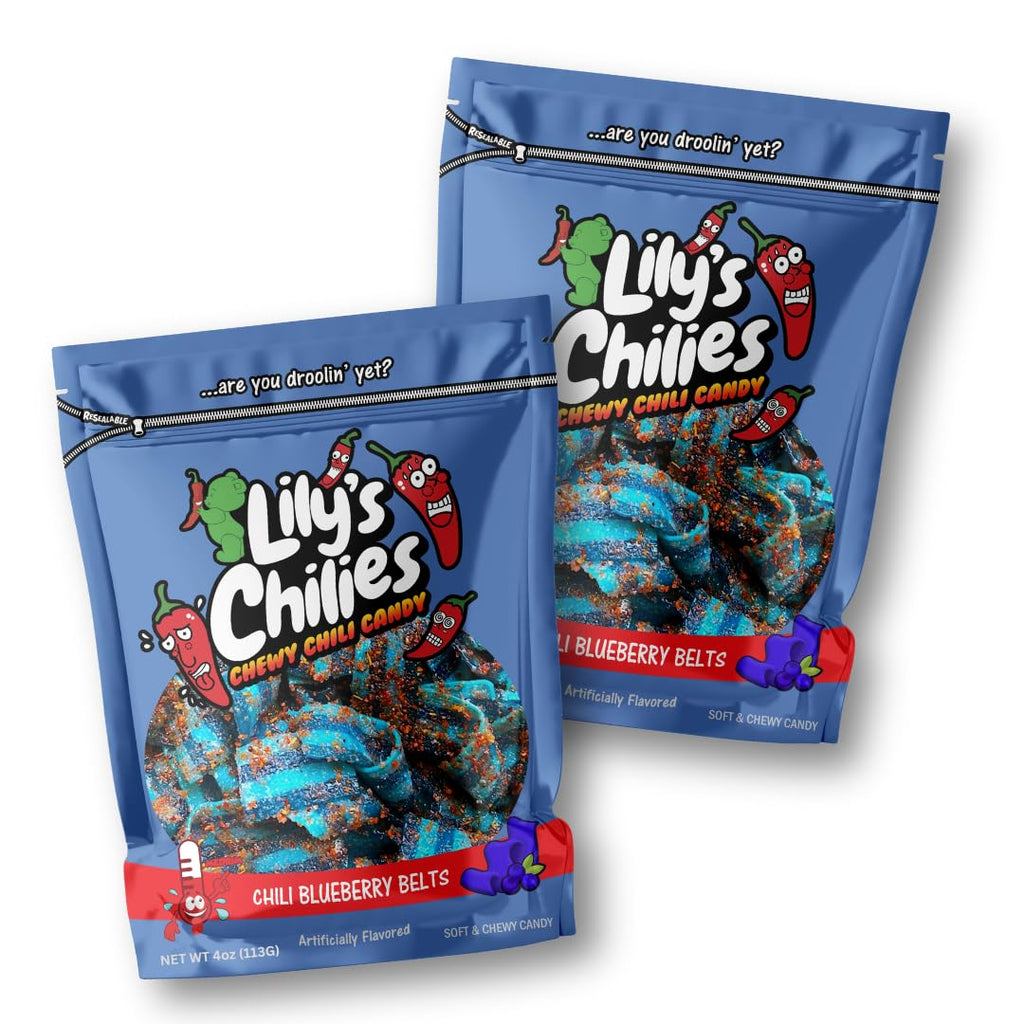 Lilys Chilies, Sour and Chili Chewy Candy (Chili Strawberry Belts)