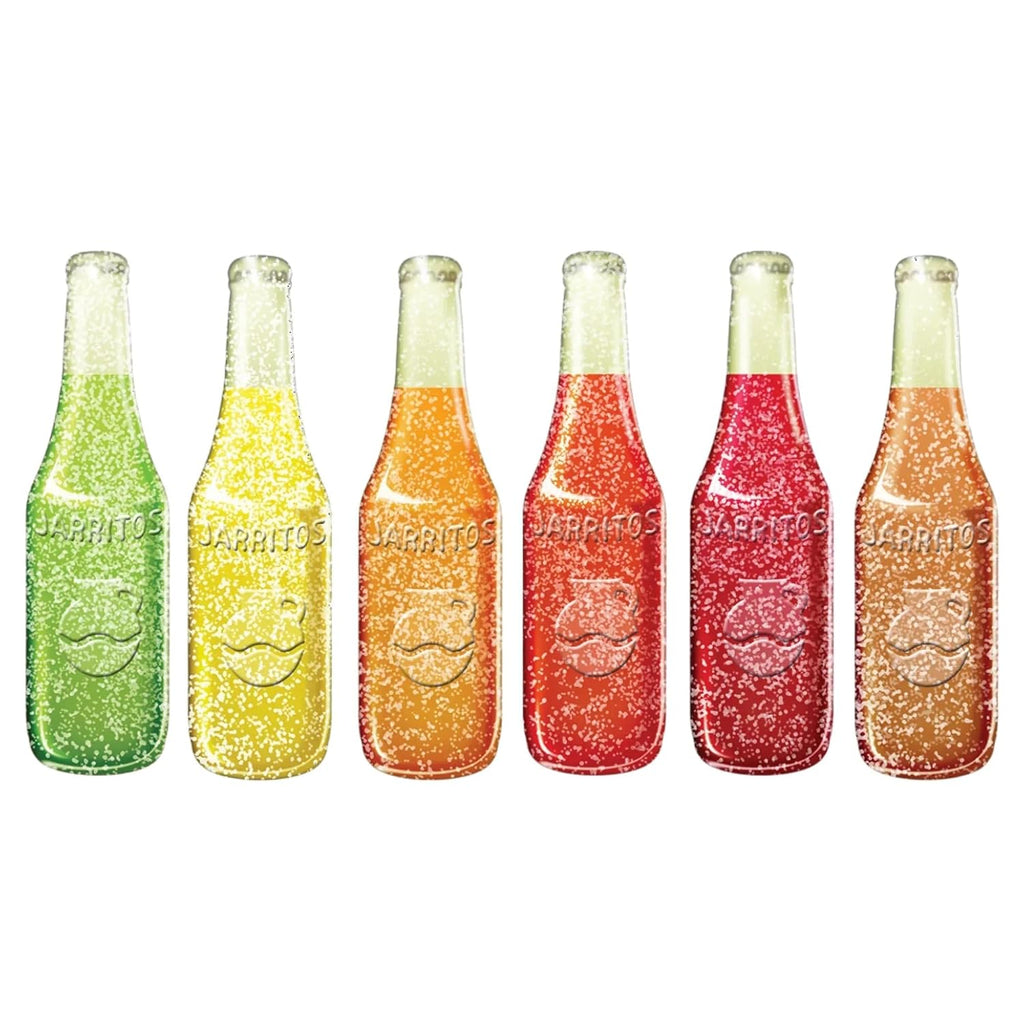 Jarritos Gummies by Canel's, Assorted Natural Flavors, Tamarind, Lime, Mango, Mandarin, Pineapple & Fruit Punch, 4 oz, (Pack of 12)