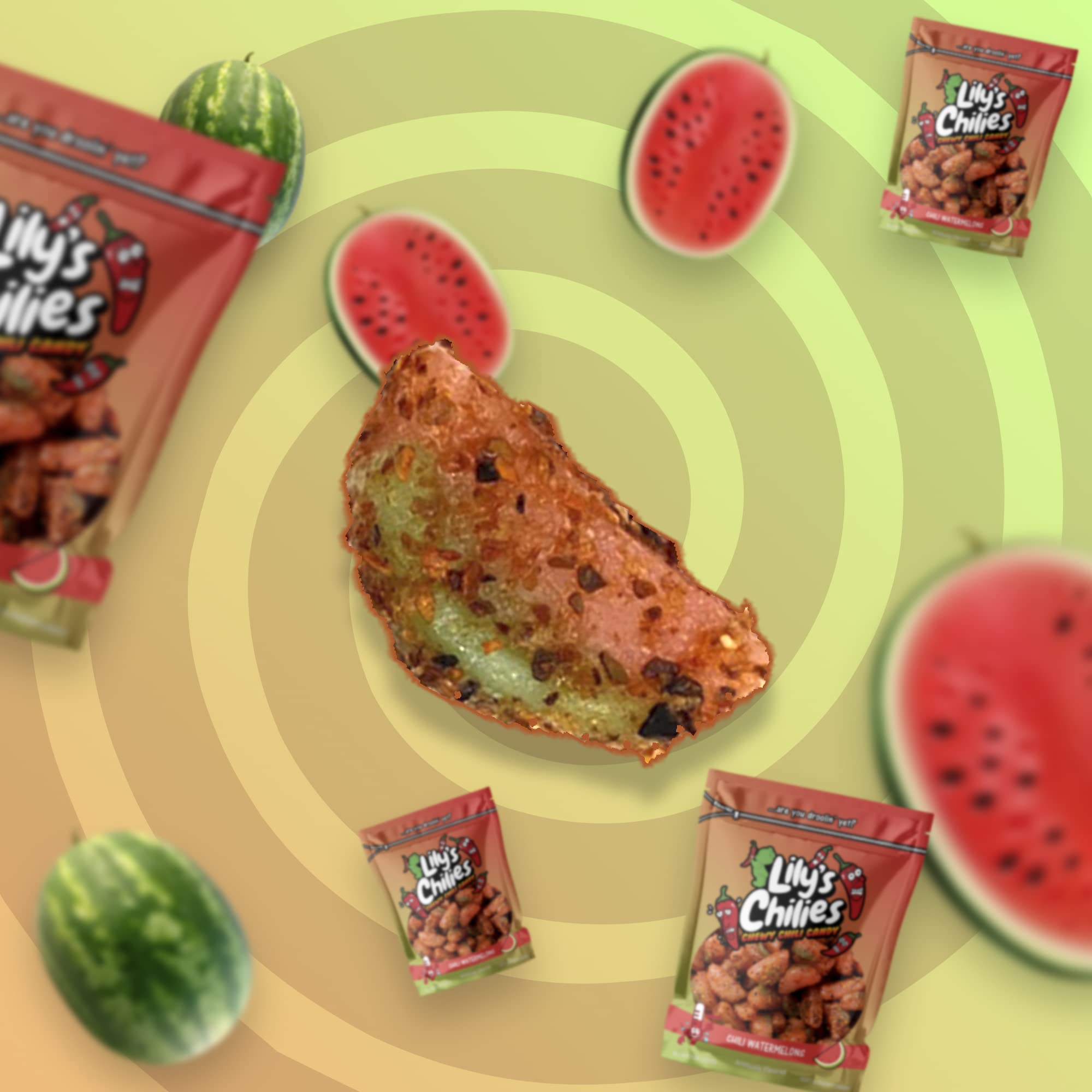 Lilys Chilies, Sour and Chili Chewy Candy (Chili Strawberry Belts)